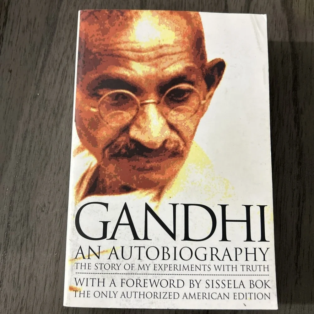 Gandhi Lot of 2 Books: Gandhi Reader + Autobiography  Read